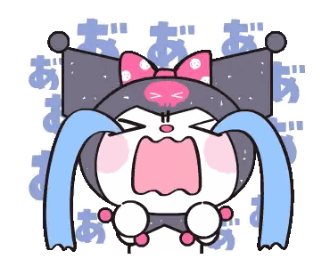 Cartoon Crying with Tears