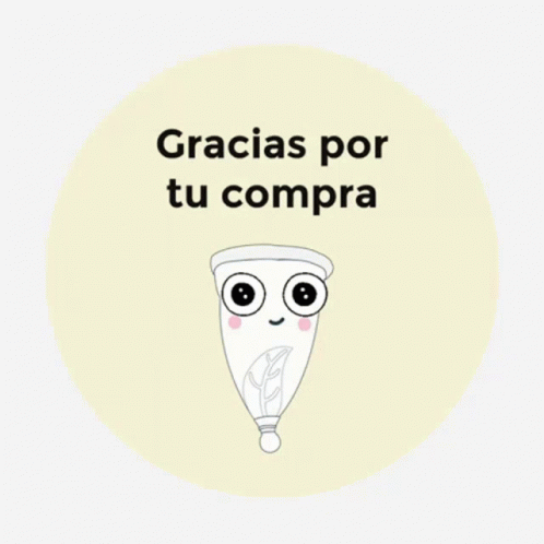 Cartoon Cup Face Gracias Por Tu Compra GIF