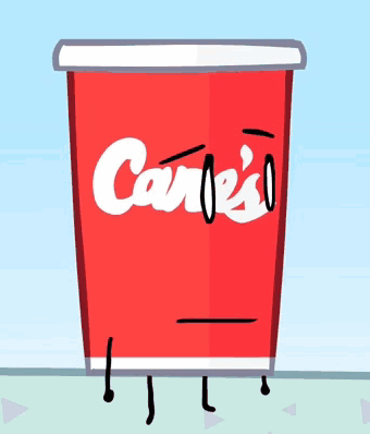 Cartoon Cup Saying Care's