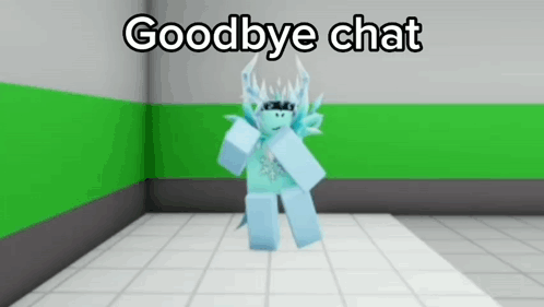 Cartoon Dancing in Room Goodbye Chat