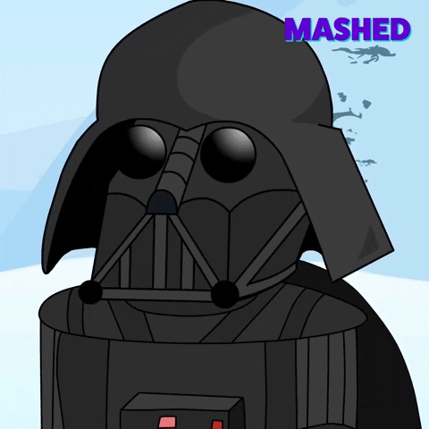 Cartoon Darth Vader No GIF