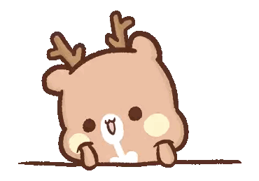 Cartoon Deer With Antlers