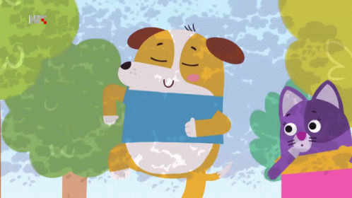 Cartoon Dog and Cat HT
