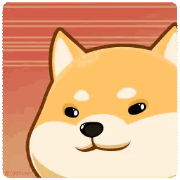 Cartoon Dog Face Close Up