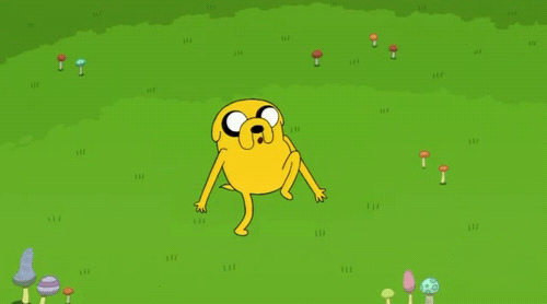 Cartoon Dog Jake The Dog Dancing GIF