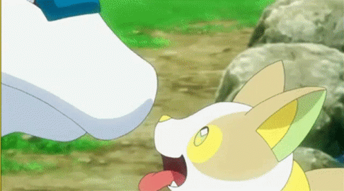 Cartoon Dog Licking Another Dog's Nose