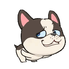 Cartoon Dog Making Funny Face