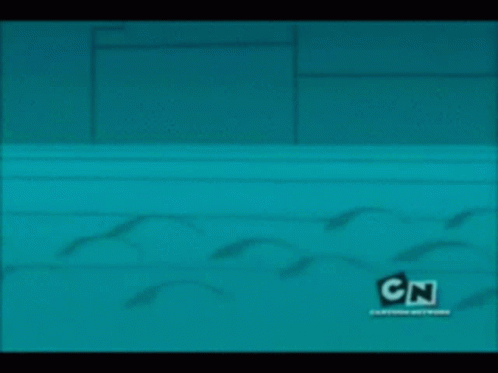Cartoon Dog Running on Blue Background With Cn