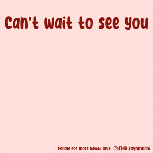 Cartoon Dog Saying Can't Wait to You