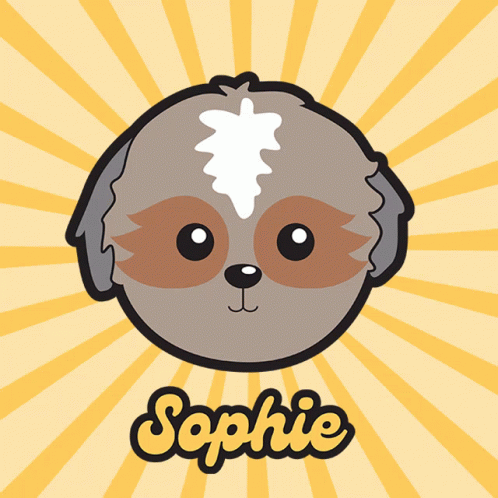 Cartoon Dog Sophie GIF