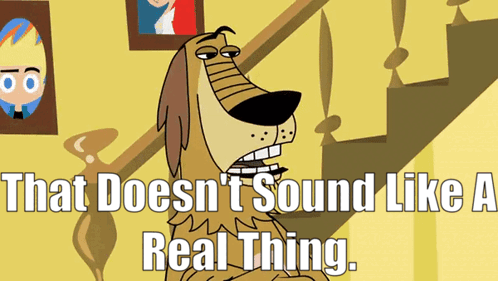 Cartoon Dog That Doesn't Sound Like a Real Thing