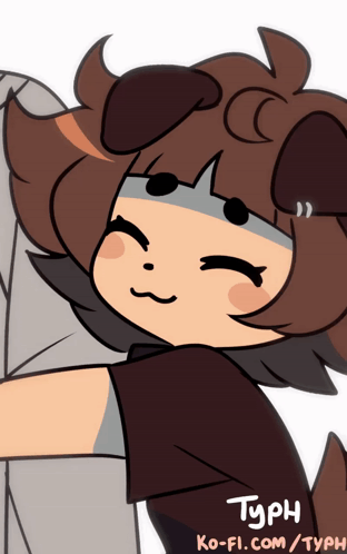 Cartoon Dog Typh