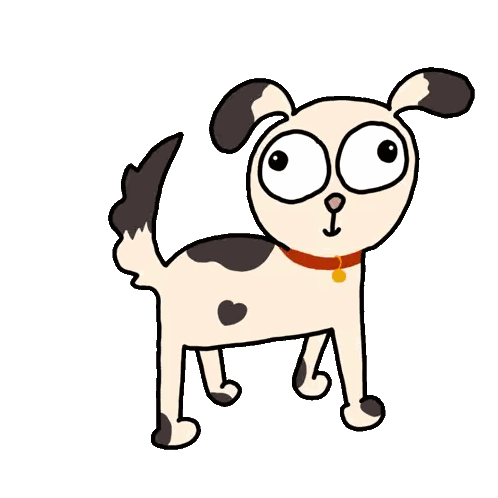 Cartoon Dog With Big Eyes