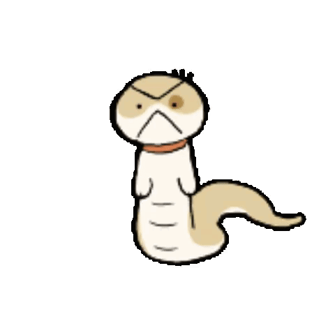Cartoon Dog With Collar And Tail GIF