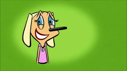 Cartoon Dog With Long Nose And Pink Shirt GIF