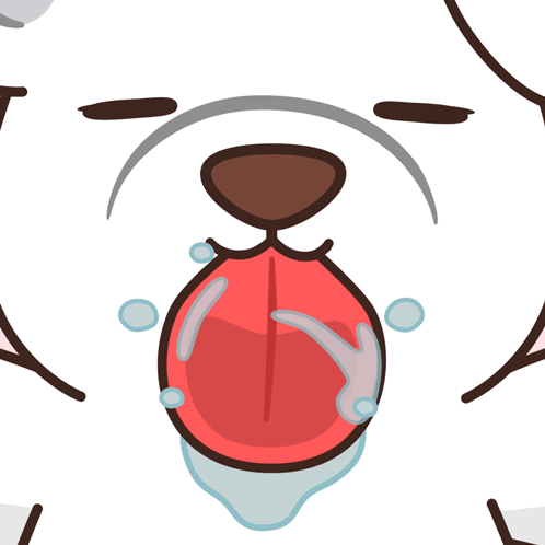 Cartoon Dog With Tongue Hanging Out GIF