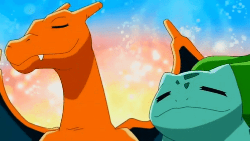 Cartoon Dragon And Frog GIF