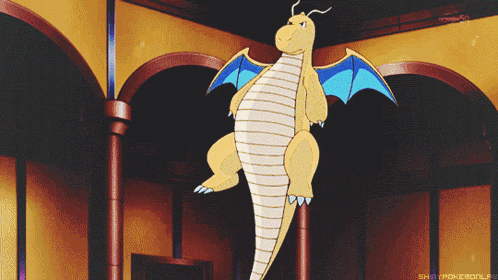 Cartoon Dragon Hanging From Ceiling
