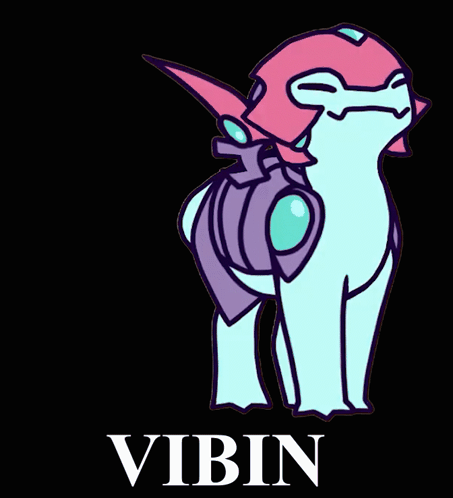 Cartoon Dragon Named Vibin