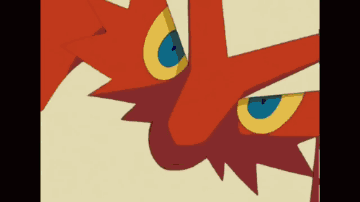 Cartoon Dragon With Blue Eyes GIF