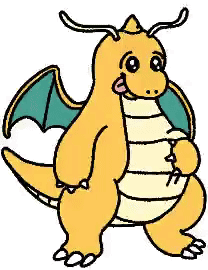 Cartoon Dragon With Wings Tongue Sticking Out