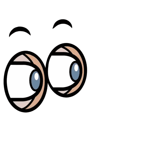 Cartoon Drawing of Eyes