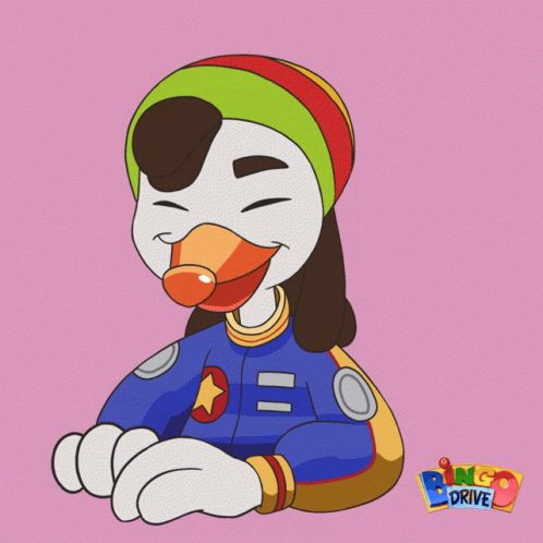 Cartoon Duck Bingo GIF