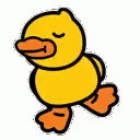 Cartoon Duck Dance To Relax GIF