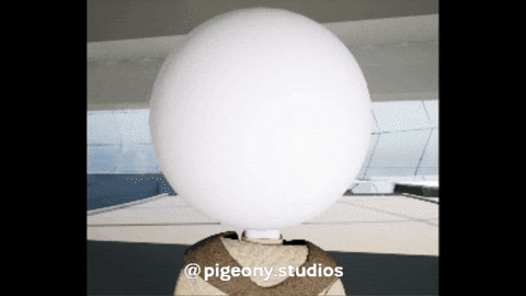 Cartoon Duck Slow Motion Turn Around Meme GIF