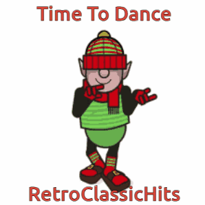 Cartoon Elf Dancing Time to Dance