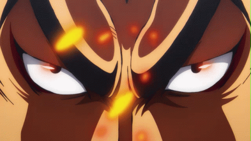 Cartoon Eyes With Fire GIF