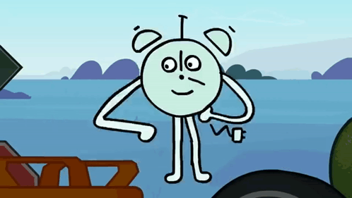 Cartoon Face Saying Olo