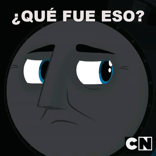 Cartoon Face With Blue Eyes Que Fue Eso