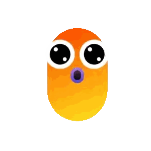 Cartoon Face With Lightning Bolt Eyes