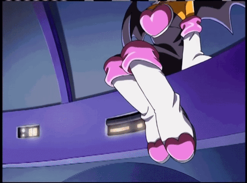 Cartoon Feet in Front of Clock at 10:08