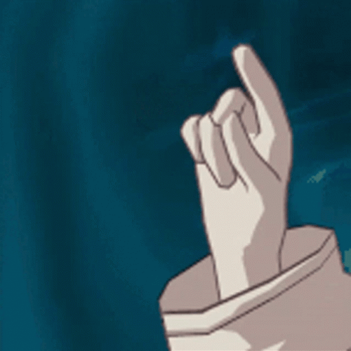 Cartoon Finger Snap Anime GIF