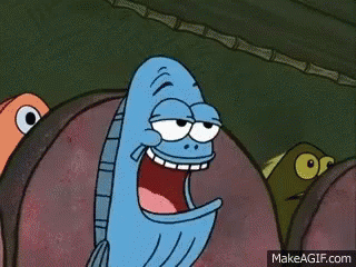 Cartoon Fish Mouth Open Makeagif.com GIF