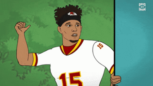 Cartoon Football Player Number 15