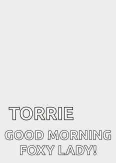 Cartoon Fox Saying Good Morning