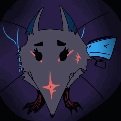 Cartoon Fox With Star in Mouth