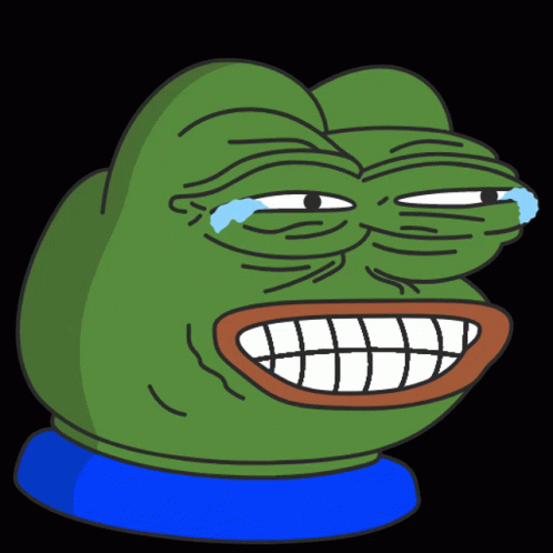 Cartoon Frog Crying
