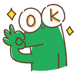 Cartoon Frog Giving Thumbs Up