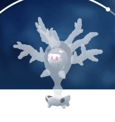 Cartoon Ghost Blue Background GIF