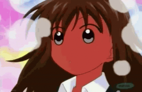 Cartoon Girl Blowing Smoke