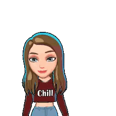 Cartoon Girl Giving Thumbs Up
