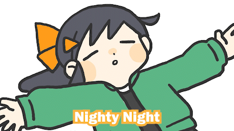 Cartoon Girl Nighty Night
