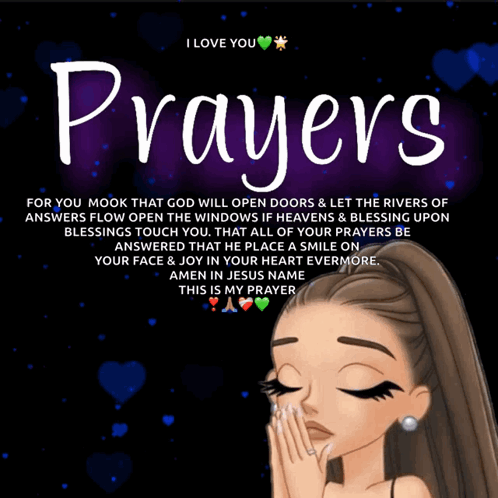 Cartoon Girl Prayers