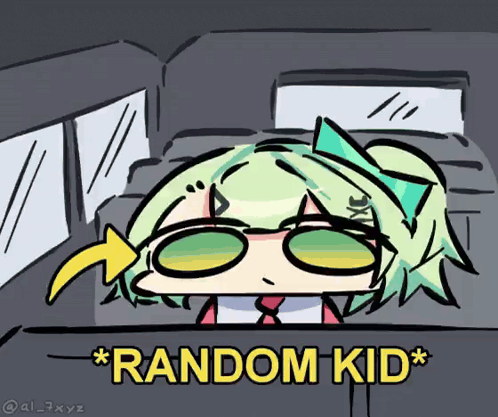 Cartoon Girl Random Kid GIF