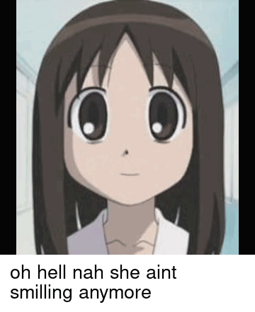 Cartoon Girl Saying Oh Hell Nah
