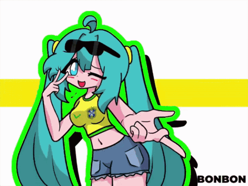 Cartoon Girl With Bonbon